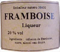 Liqueur de Framboise 20cl                                                                           