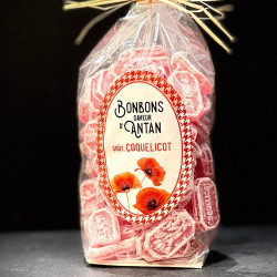 Bonbons d'antan coquelicot